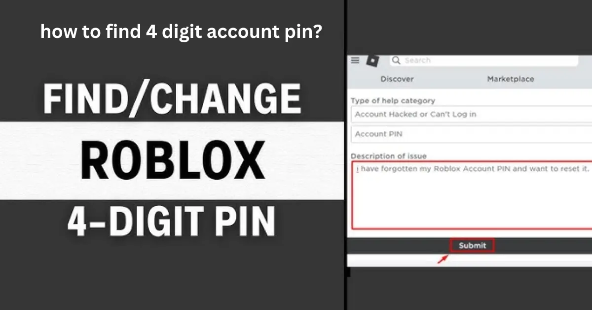 how to find 4 digit account pin