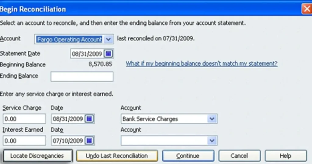 how to find 90 discrepanacy in account reconciliation