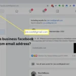 how to find a business facebook account from email address