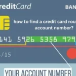 how to find a credit card routing and account number